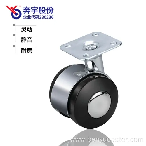 2 Inch Zinc Alloy Furniture Chair Casters